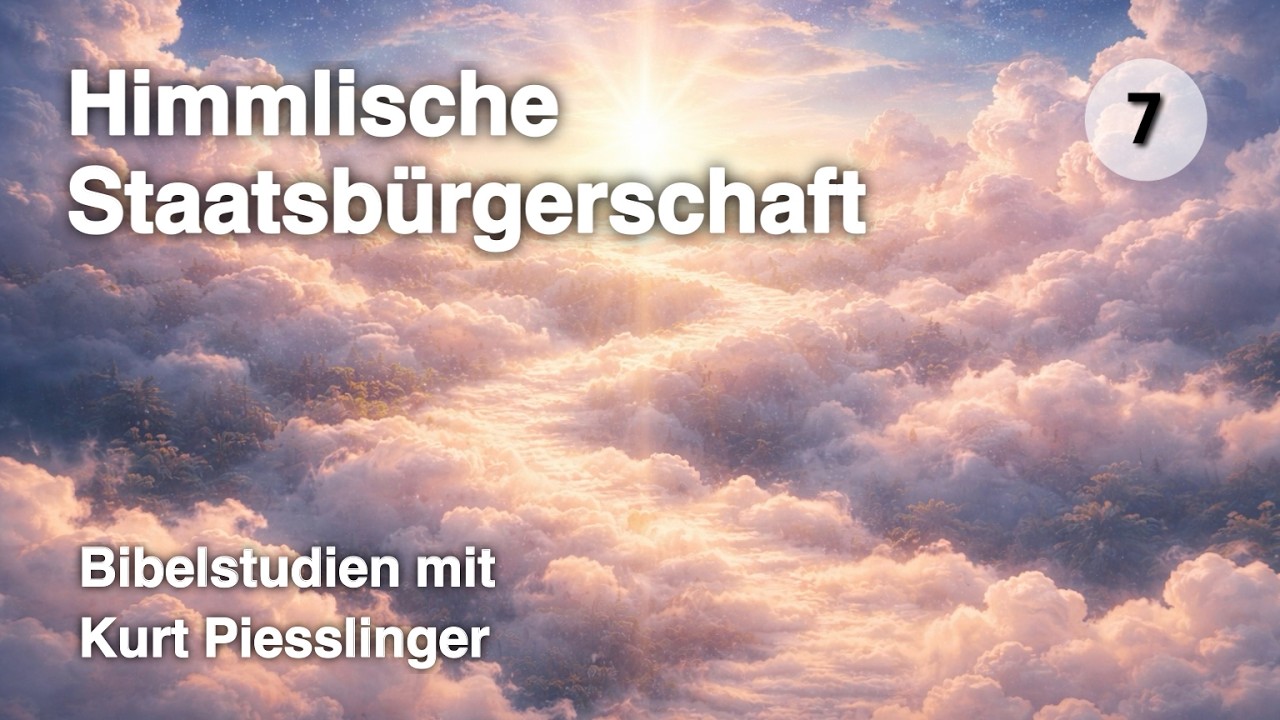 Himmlische Staatsbürgerschaft - Kurt Piesslinger - Bibelstudien Lektion 7