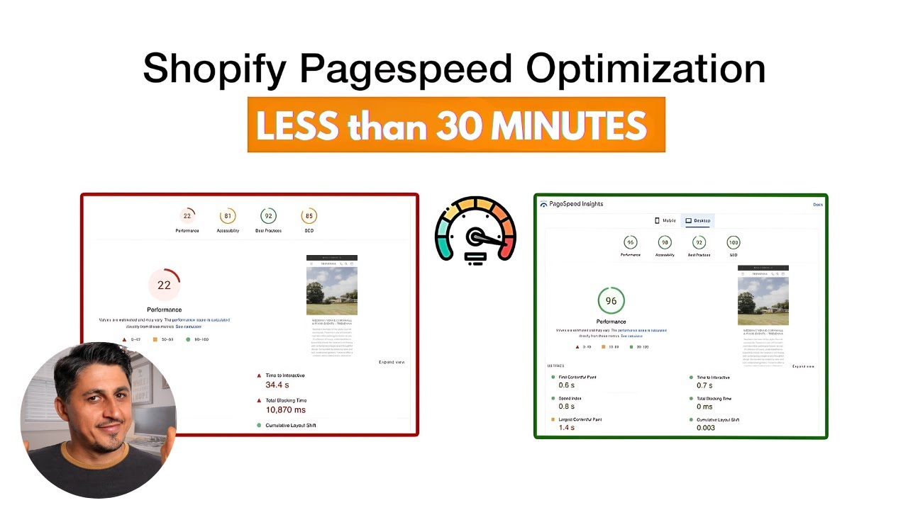 Shopify speed optimization Under 30 Minutes using Google PageSpeed Insights (i show you everything)