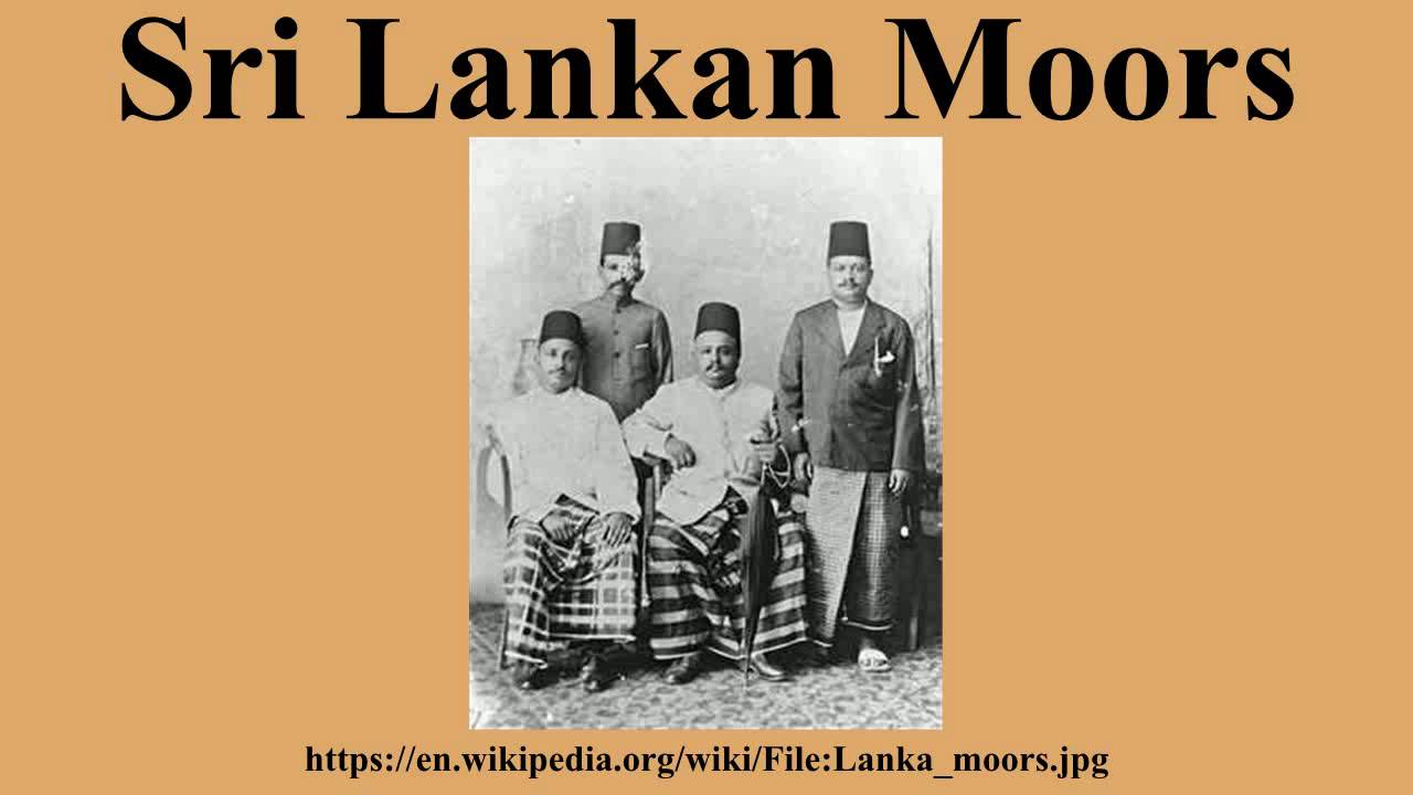 Sri Lankan Moors