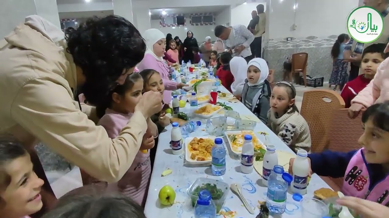 | مشروع المطبخ الرمضاني | إفطار جماعي لإناث الميتم الإسلامي في مدينة اعزاز شمالي حلب