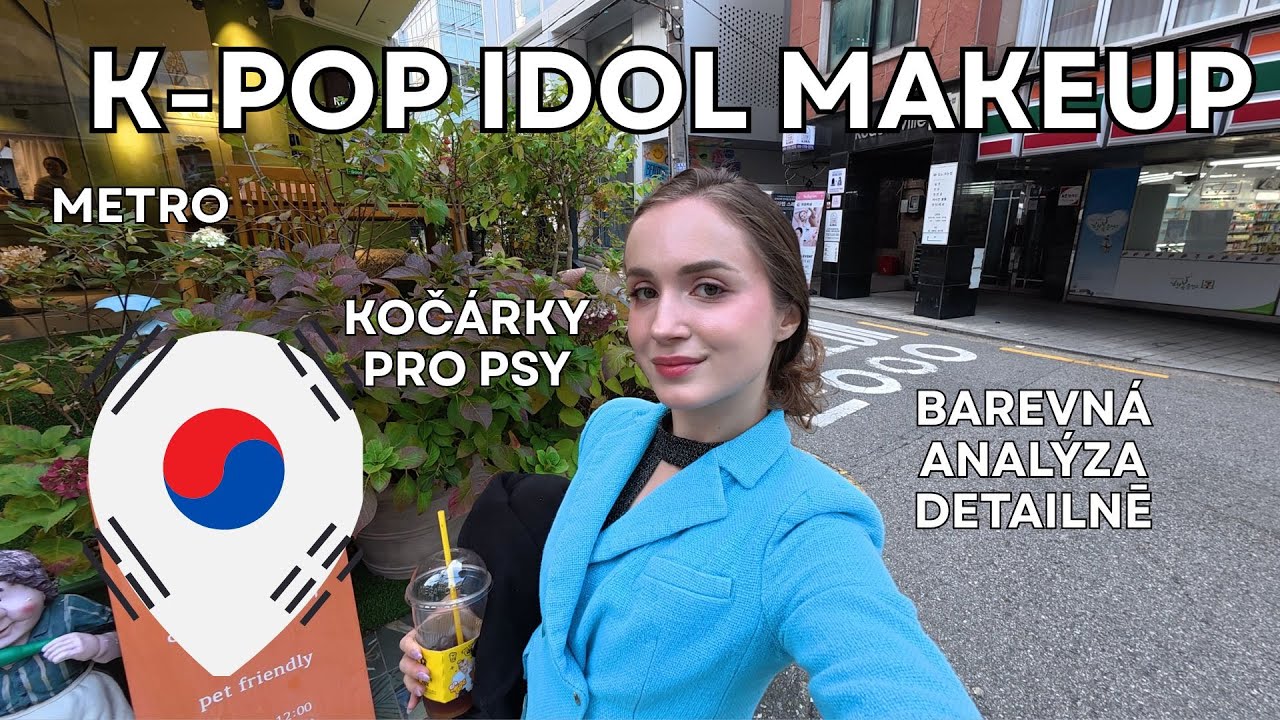 Nejlepší KOREAN IDOL makeup vlog! 🇰🇷