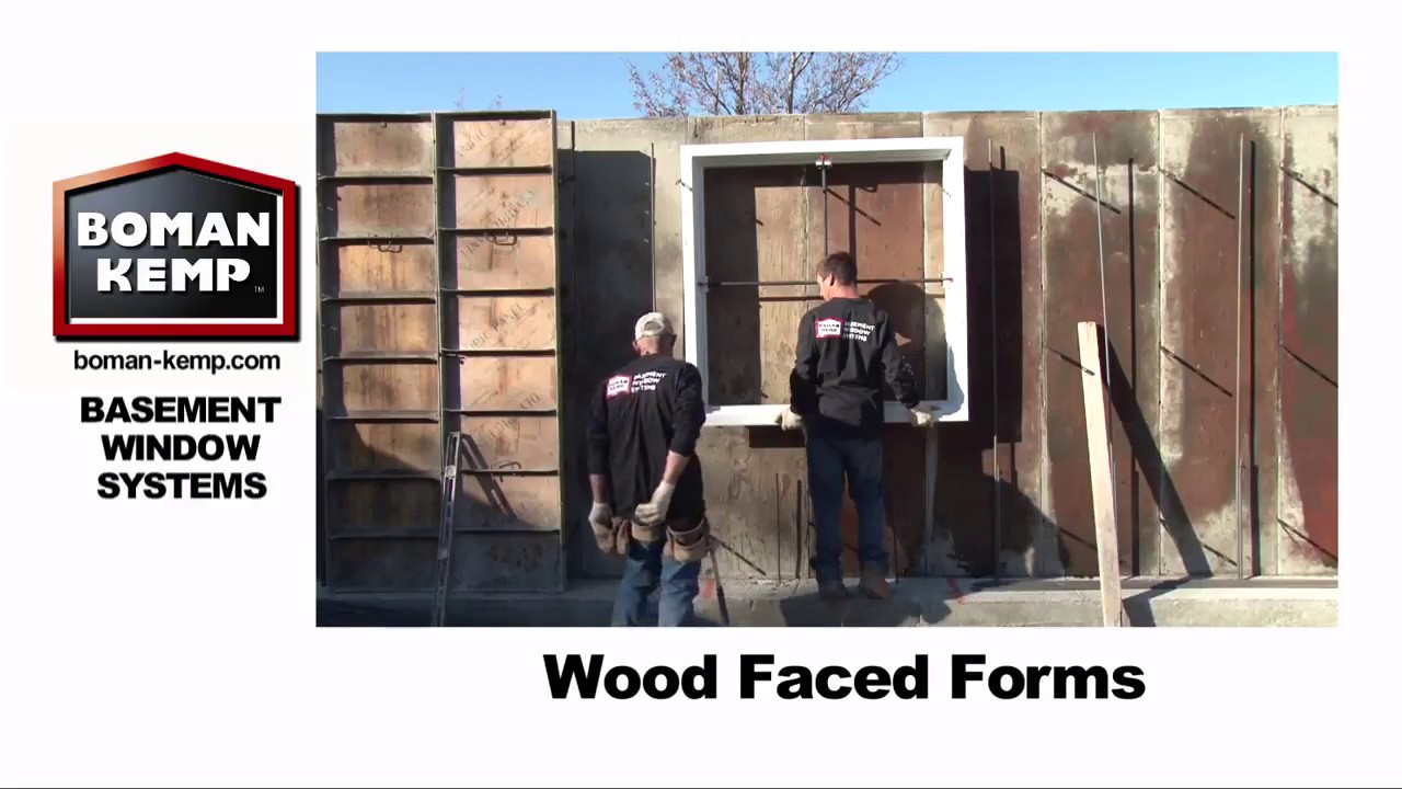 How To Install Window Buck Wood Face Forms - Boman Kemp Manufacturing, Inc