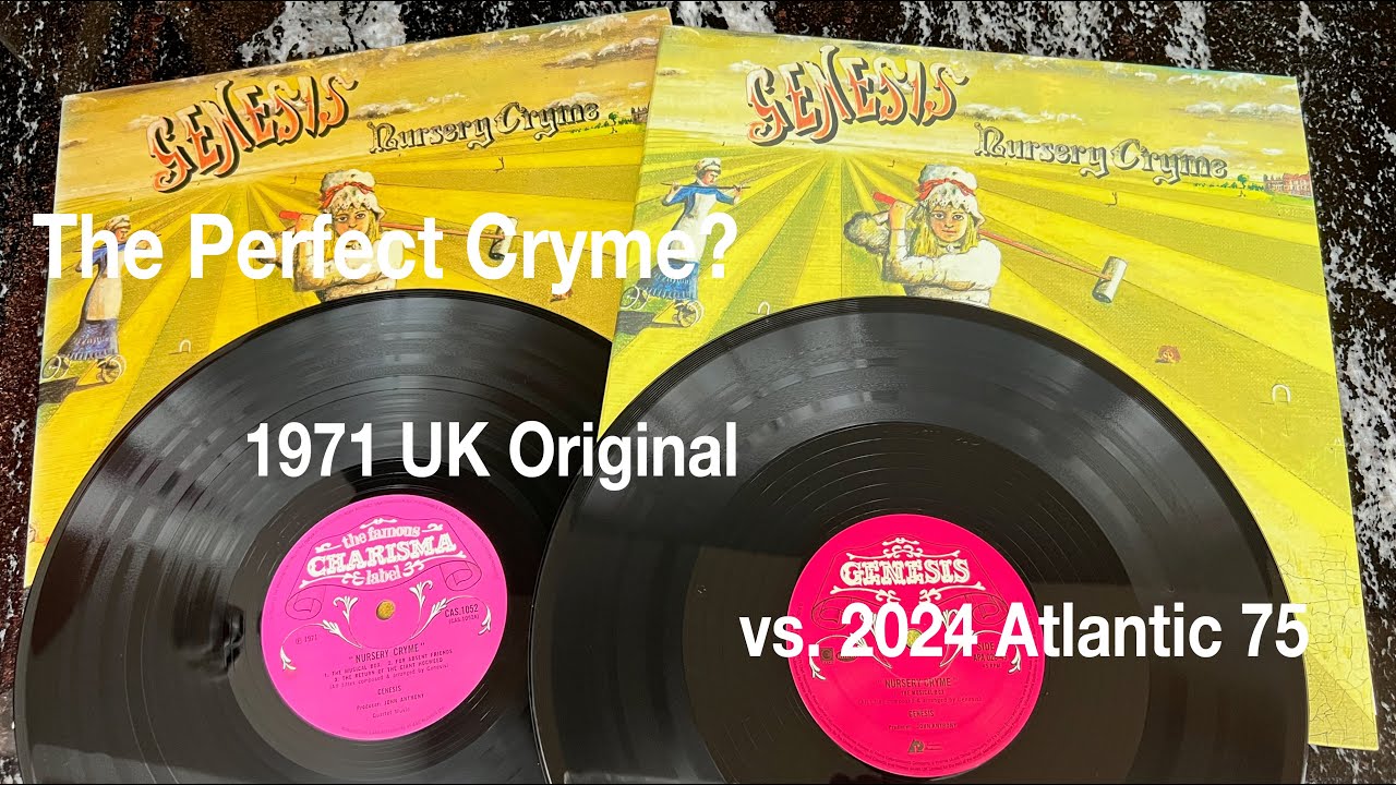 Genesis - Nursery Cryme - which is best: Analogue Productions Atlantic 75 vs. 1971 UK Pink Scroll OG