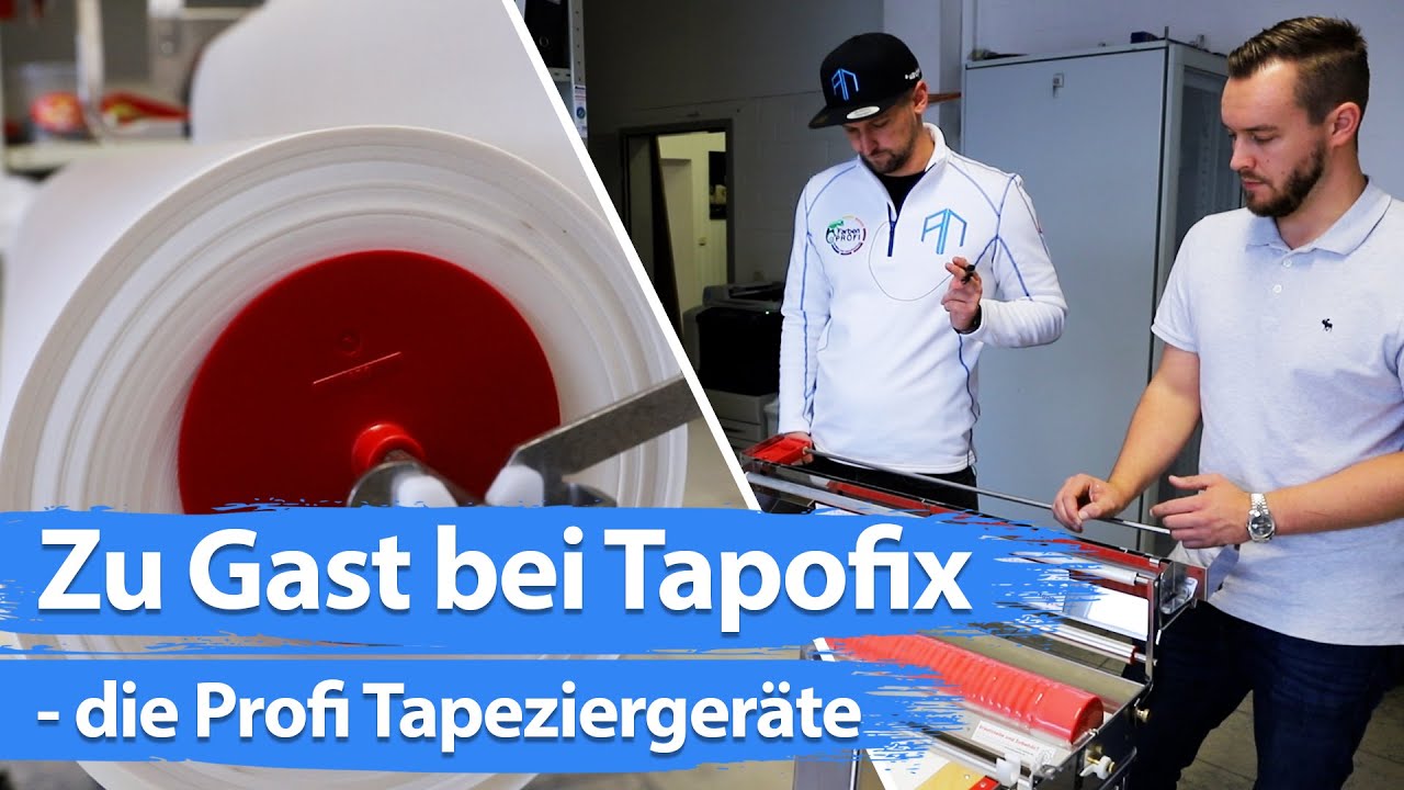 Zu Gast bei Tapofix - DER Hersteller für Tapeziergeräte
