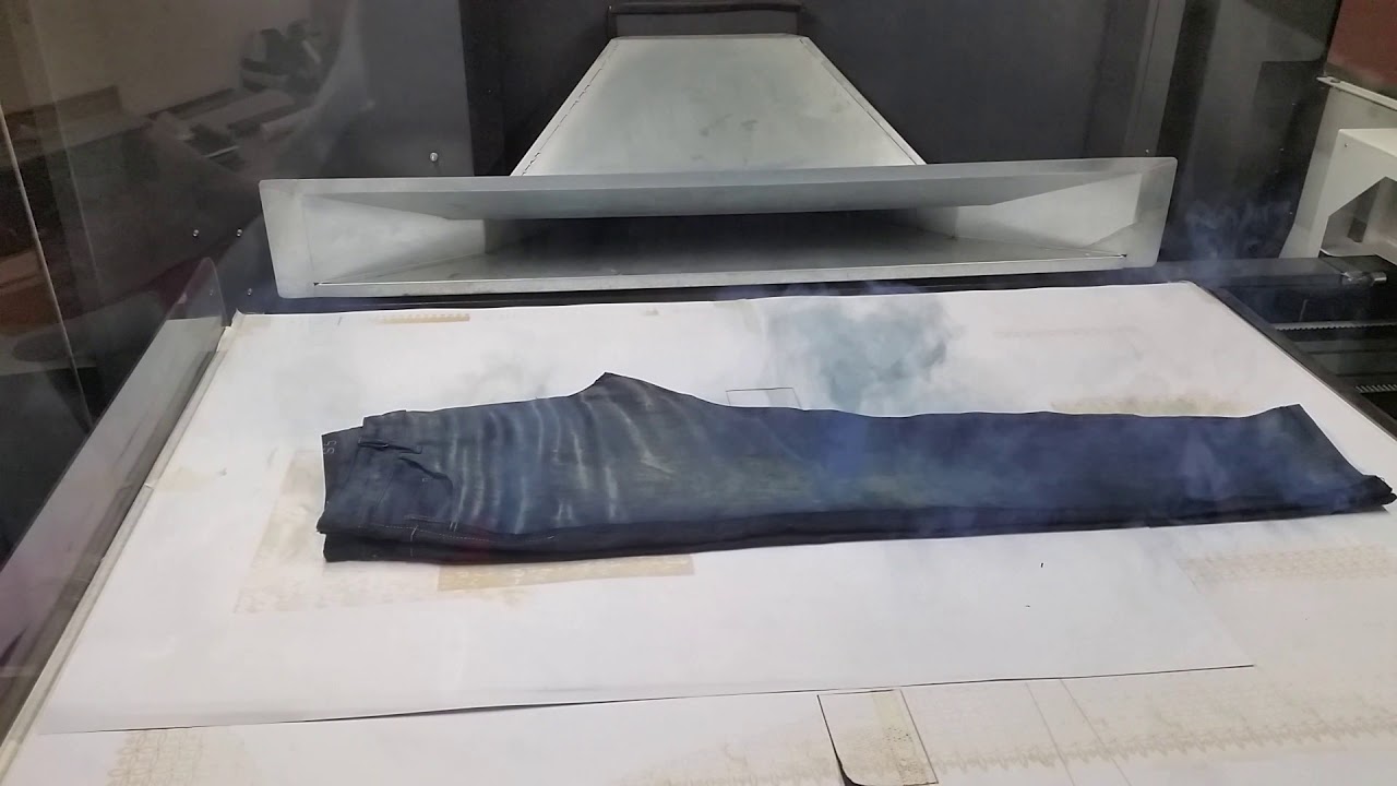 Laser work on Jeans | Laser Engraving Denim Jeans
