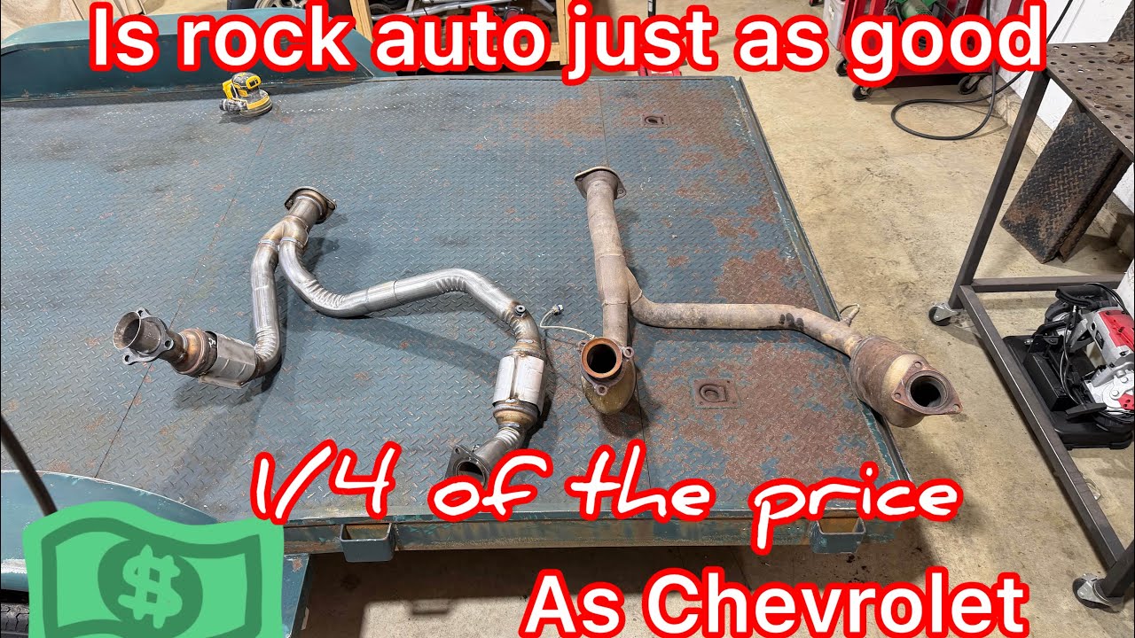 2008 Chevrolet catalytic converter and starter replacement