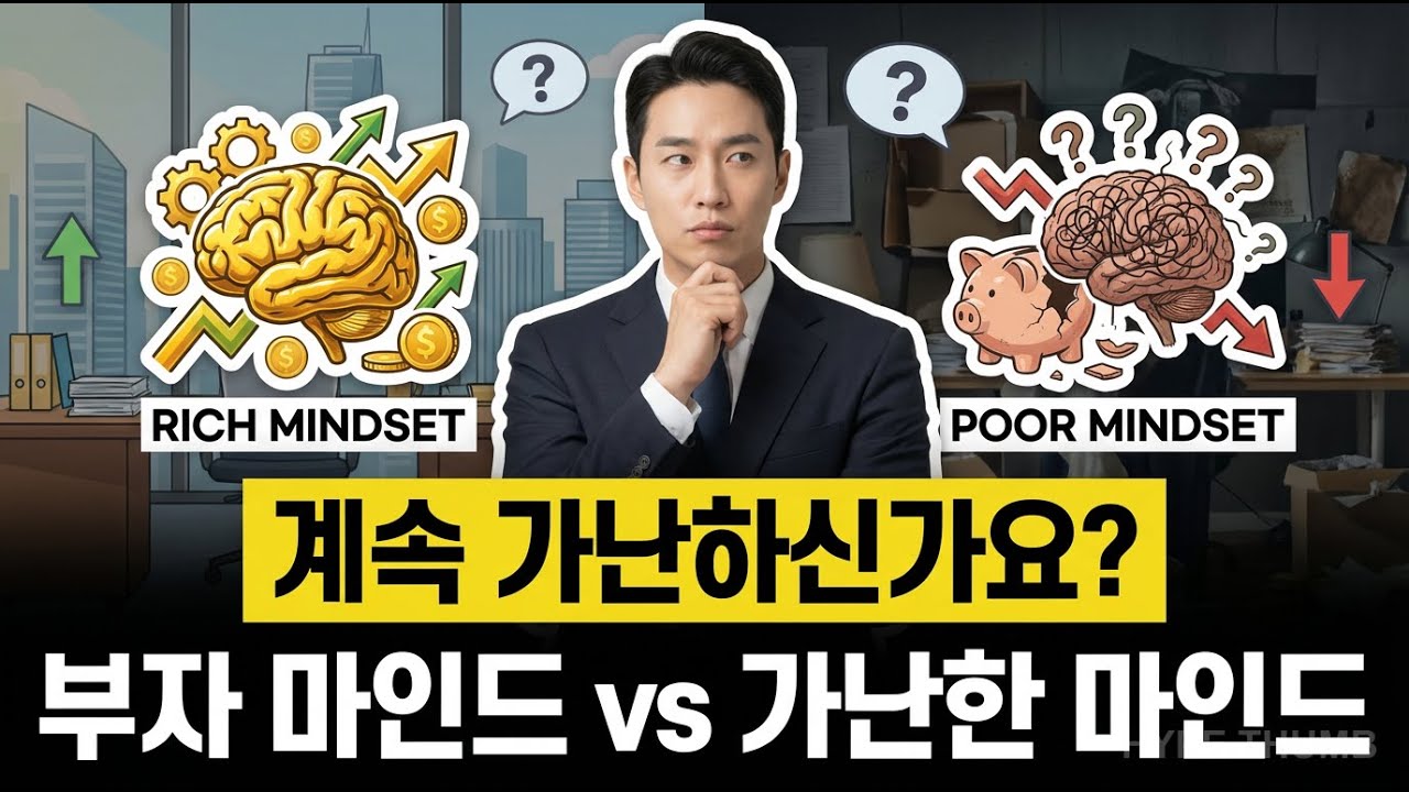 가난은 생각에서 시작된다, 부자 마인드 vs 가난한 마인드 | 시사 애니메이션