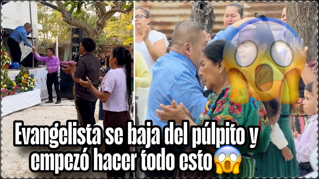Padre santo: pasó todo esto en PLENO culto el evangelista asta se bajó😱