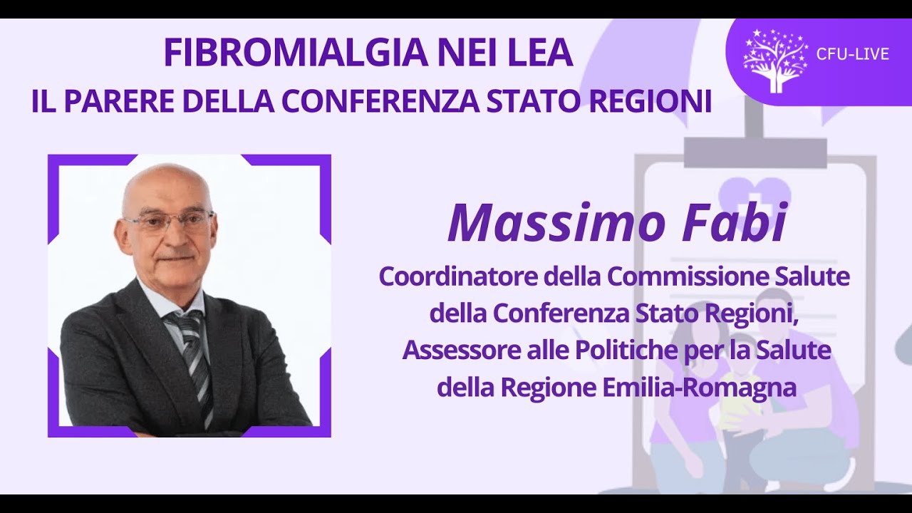 FIBROMIALGIA: Cosa dice la Conferenza Stato Regioni sui LEA?