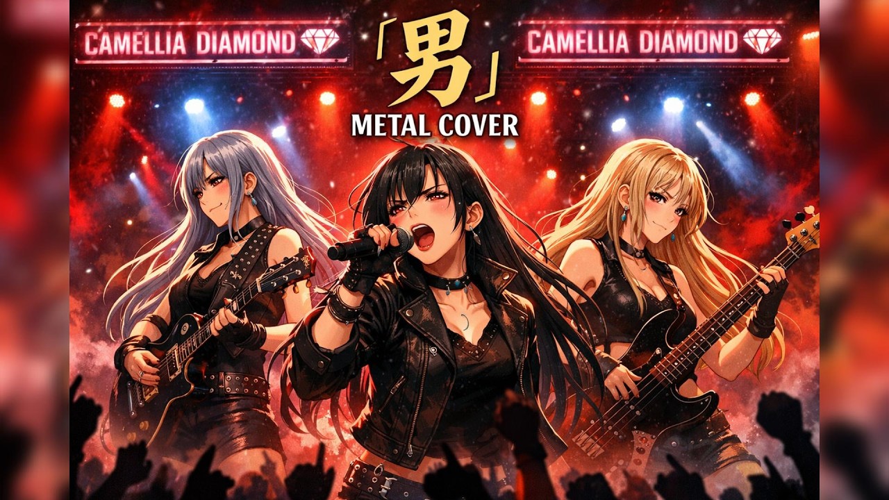 🎸【90s J-Rock】「男」 / 久宝留理子 – Metal Live Cover | MIRAGE PHANTOM