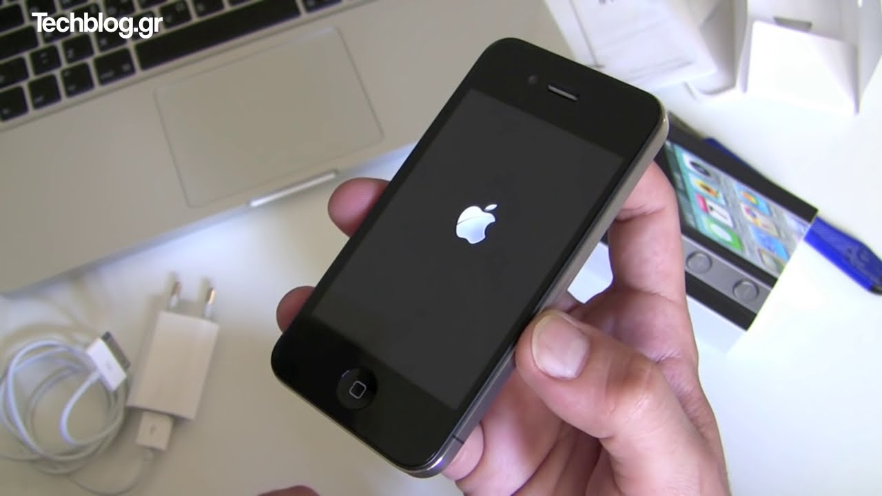 iPhone 4 unboxing (Greek)