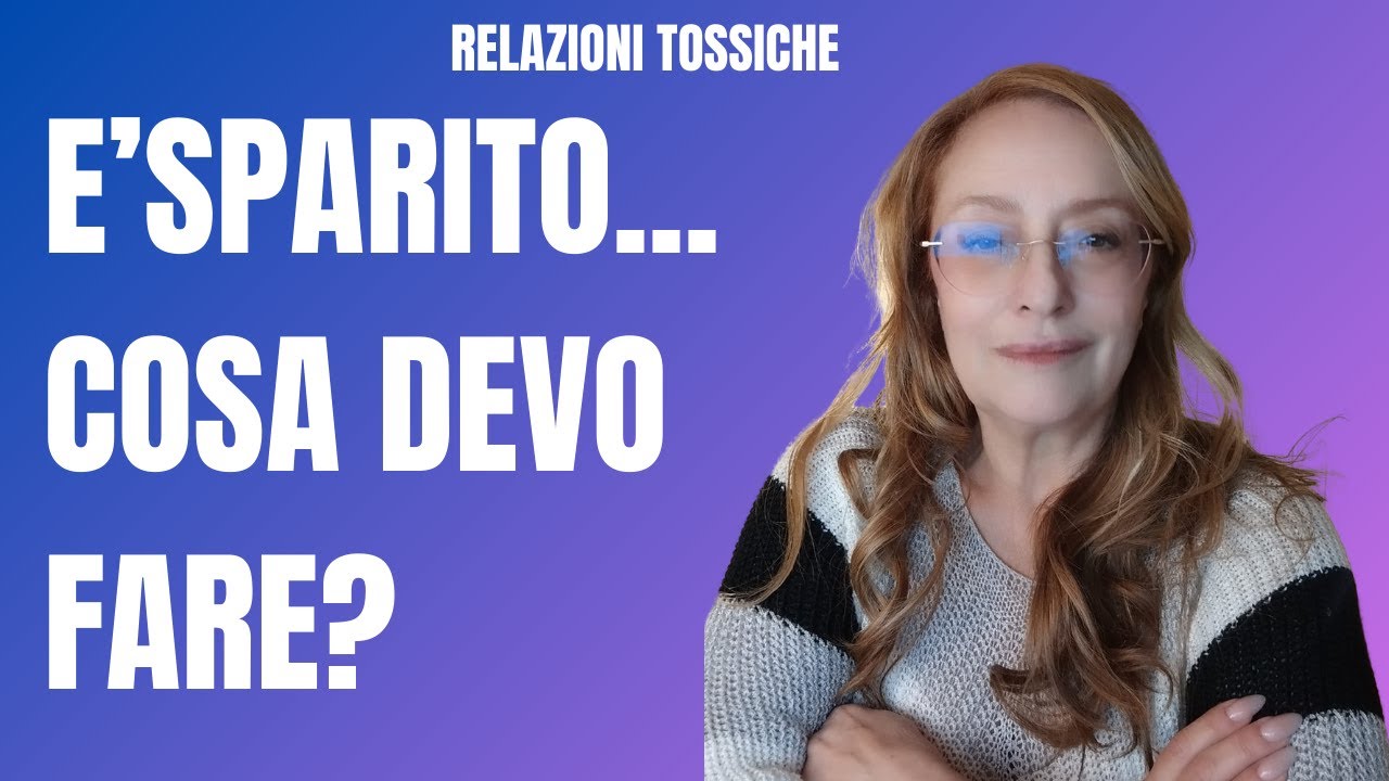 E' SPARITO...COSA DEVO FARE?
