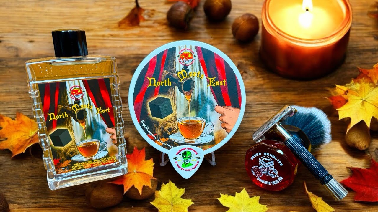 Phoenix Shavings Featured Released of North Meets East Shave Soap & Splash