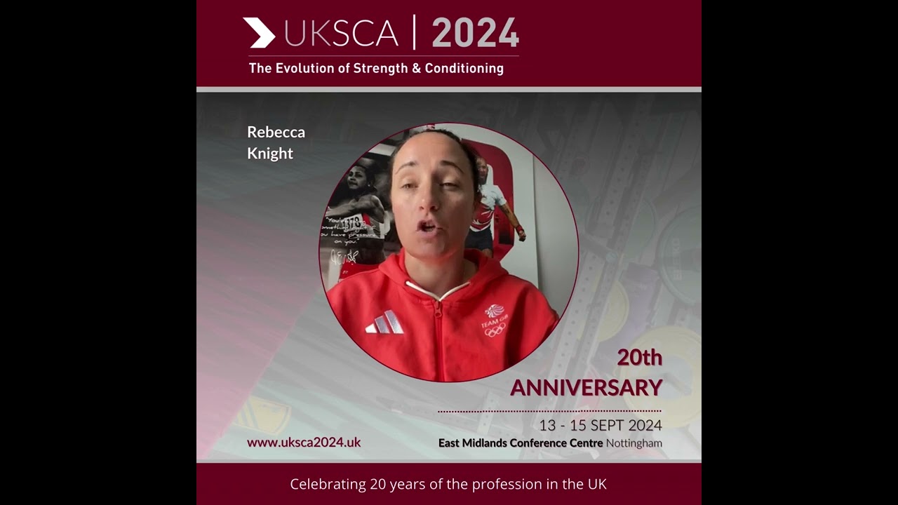 UKSCA Annual Conference Speaker Announcement - Rebecca Knight