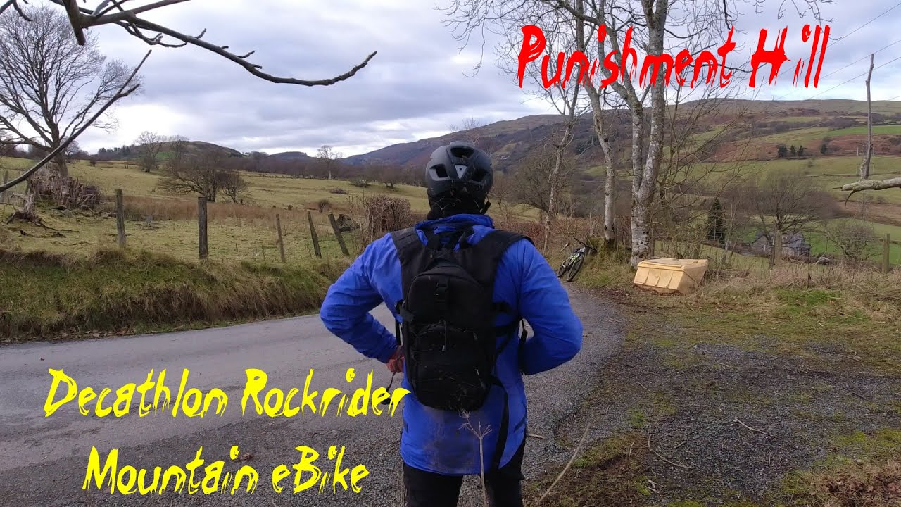 Punishment Hill : Decathlon mountain eBike.