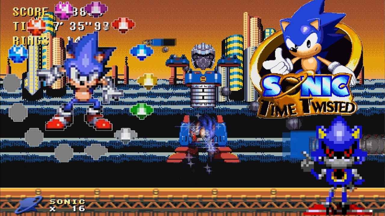 Sonic Time Twisted | Through the Raging Ruins Zone | part 2