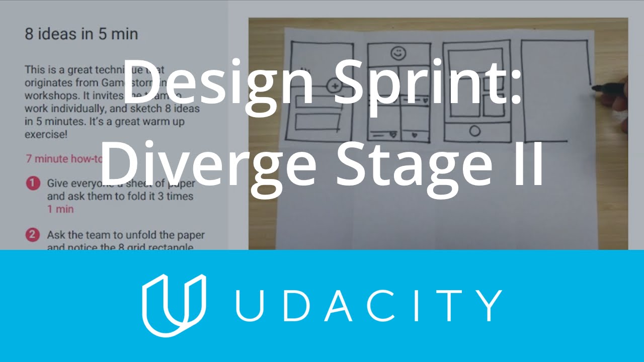 Diverge Stage: Crazy 8's | Design Sprint | Product Design | Udacity