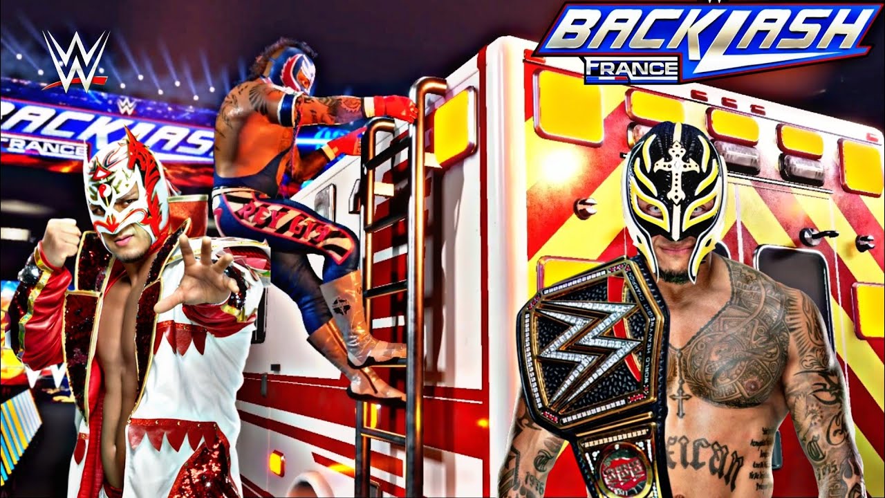 Reymestrio Ambulance Match Vs Dragon Lee  WWE 2026 Monday night Match 