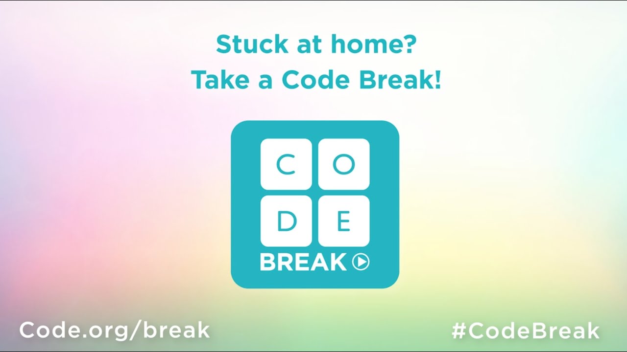 Studying alone at home? Take a #CodeBreak!