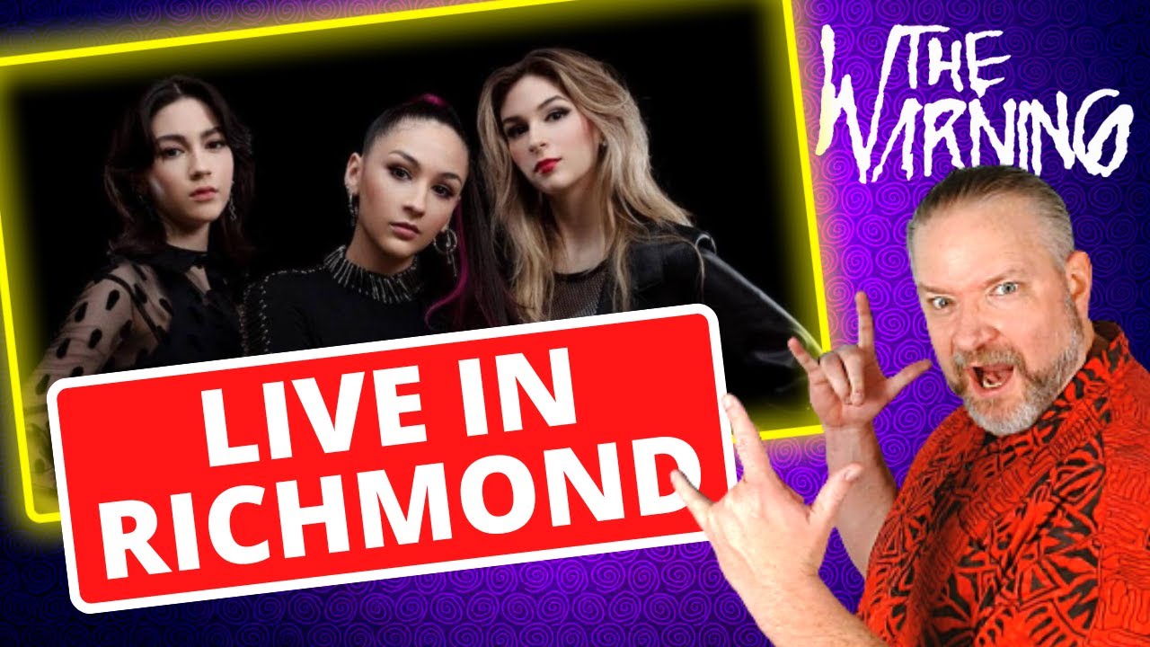 Reaction to The Warning Live in Richmond VA on 8/13/22 VLOG