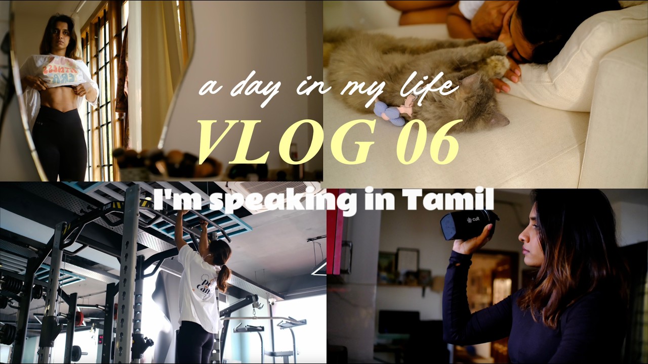 Tamil Vlog - protein shake recipe, some karuthu & training.