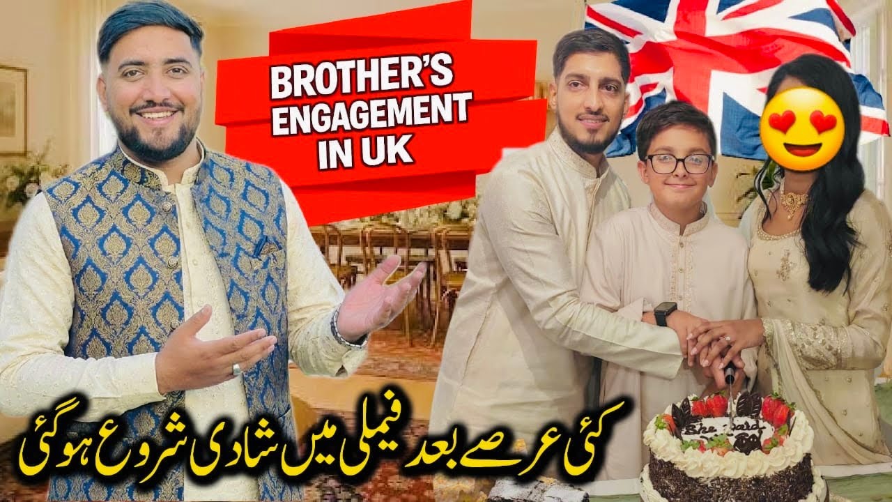 Brother’s Engagement In UK 🇬🇧💍 || Grand Meetup & Party 🥳 || #kashmiri_bethak 