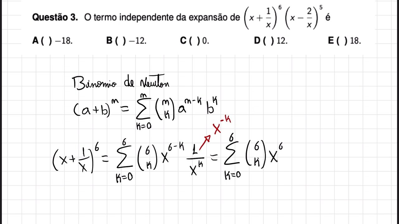 ITA 2025: A Estratégia do Termo Independente (Binômio de Newton)