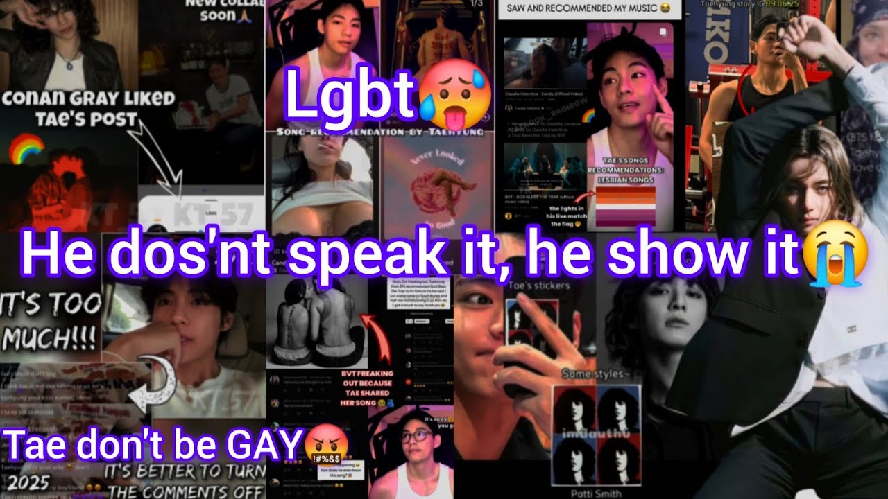 “He keeps hinting maybe 1 day they’ll accept that he’s part of the LGBTQ, not just supporting it.🌈”