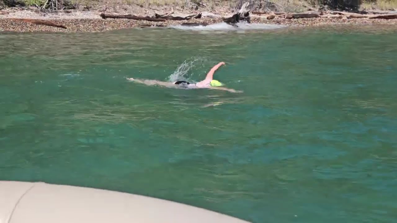 Heather Fairbanks - swim around Wild Horse Island, Montana
