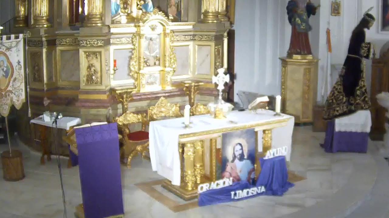 Rosario y Santa Misa en el martes de la III semana de Cuaresma, Parroquia de Yepes