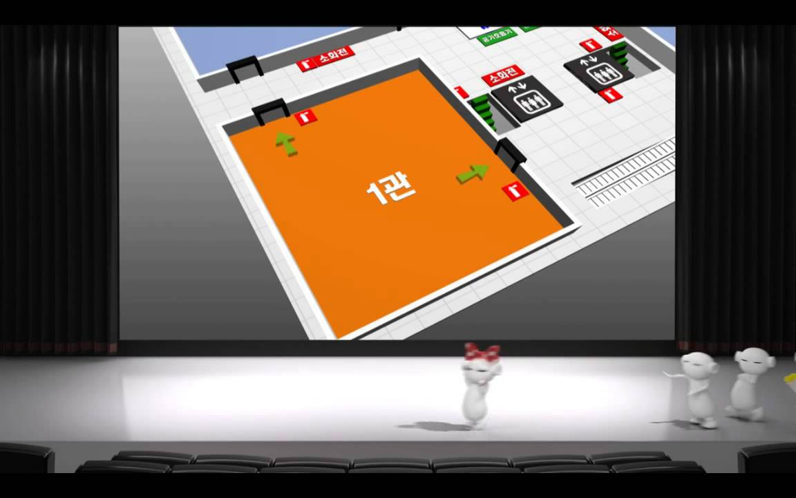 2011 금호타이어 CGV 극장 비상대피도 안내광고 - 평균대 서커스 A편