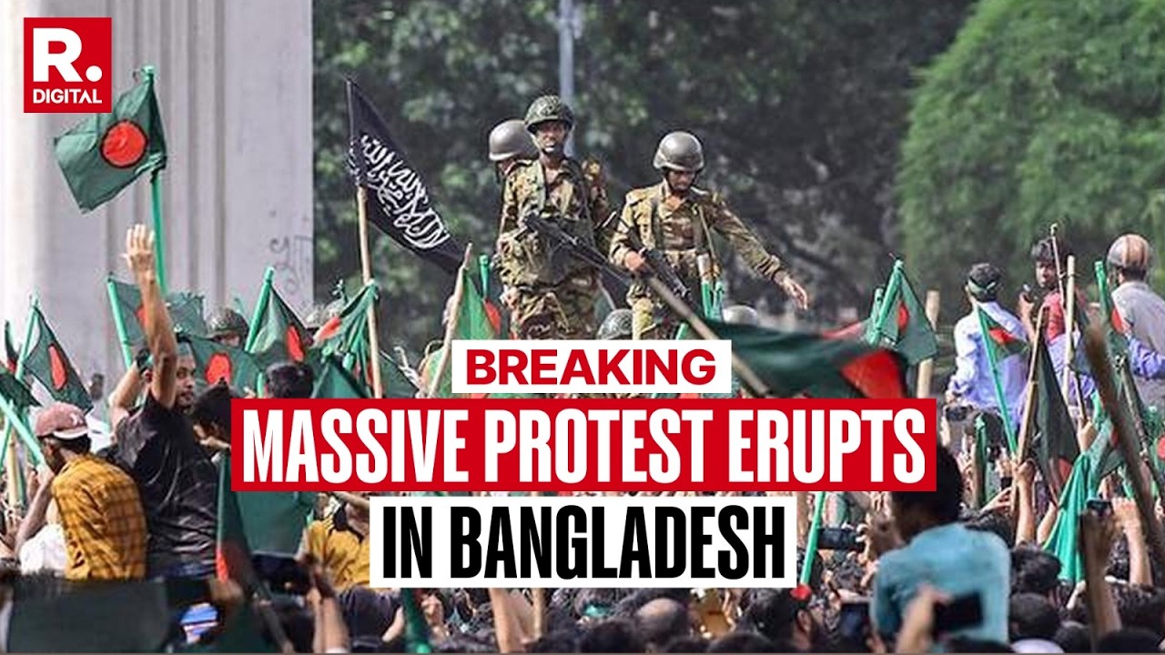 BREAKING: Protests Break Out In Bangladesh Ahead Of Election | Dhaka