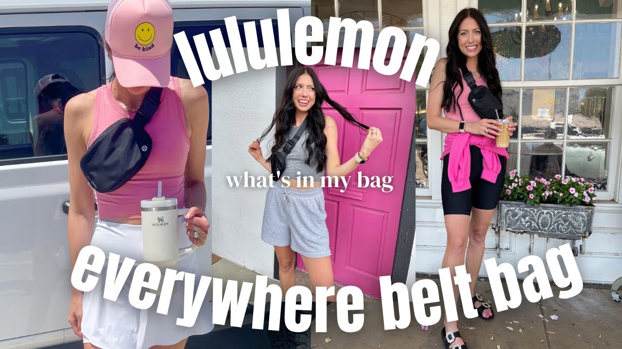 WHATS IN MY PURSE | What is in my Lululemon bag | Lululemon Everywhere Belt Bag