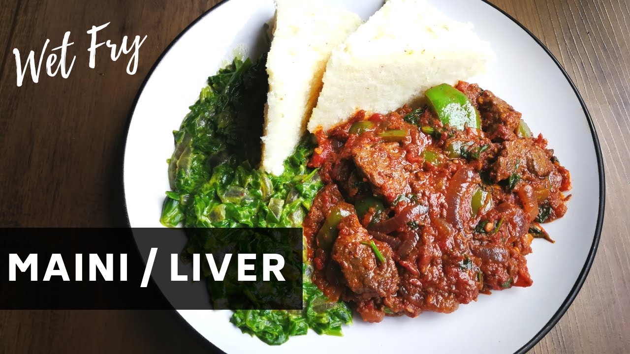 MAINI WET FRY | How to cook OX-Liver/Simple FINGER LICKING Kenyan Style Maini | #withme #cookwithme