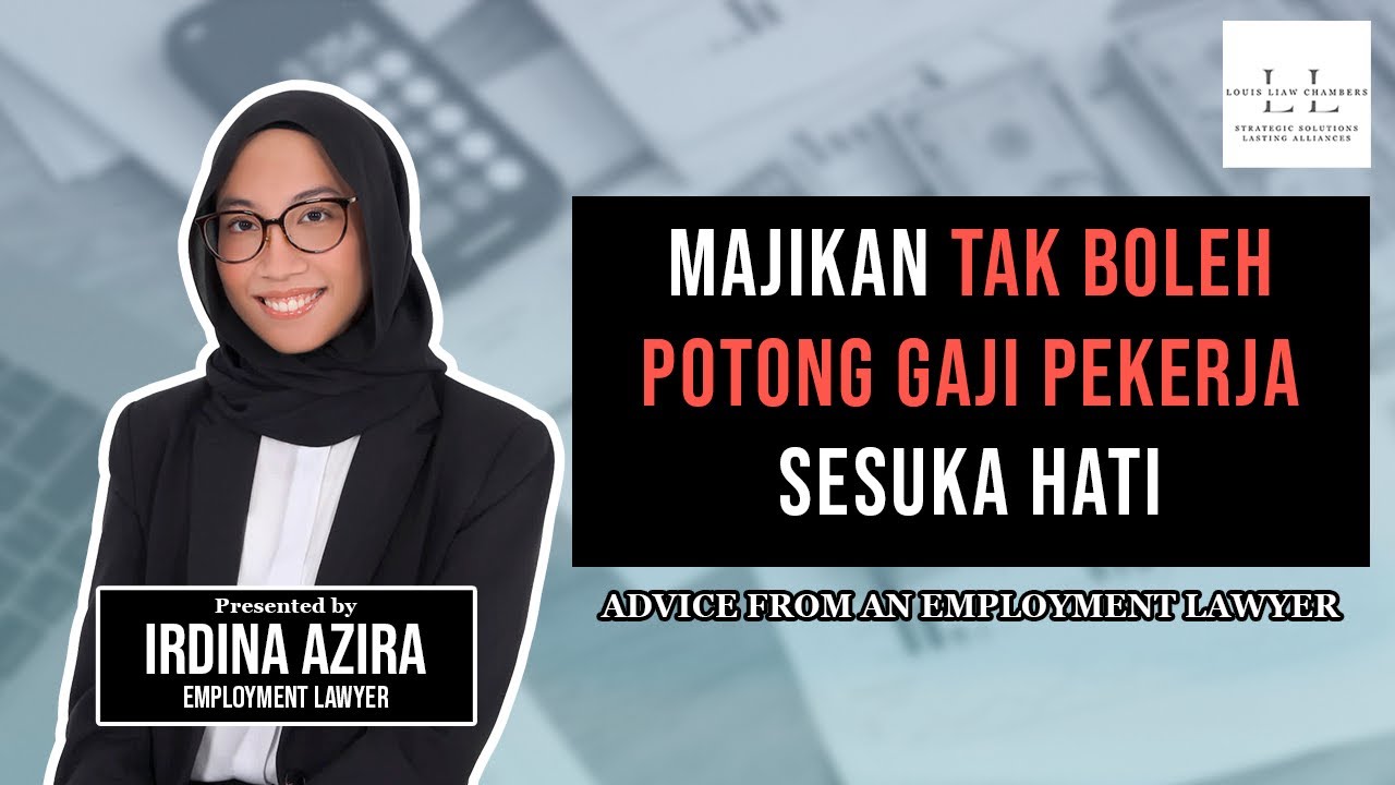 Potongan Gaji Secara Sah Mengikut Undang-Undang