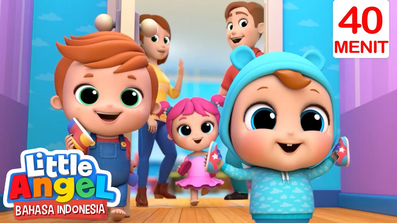 Pergi Ke Toko Mainan🧸 | Little Angel | Kartun Populer Anak Anak | Moonbug Kids Indonesia