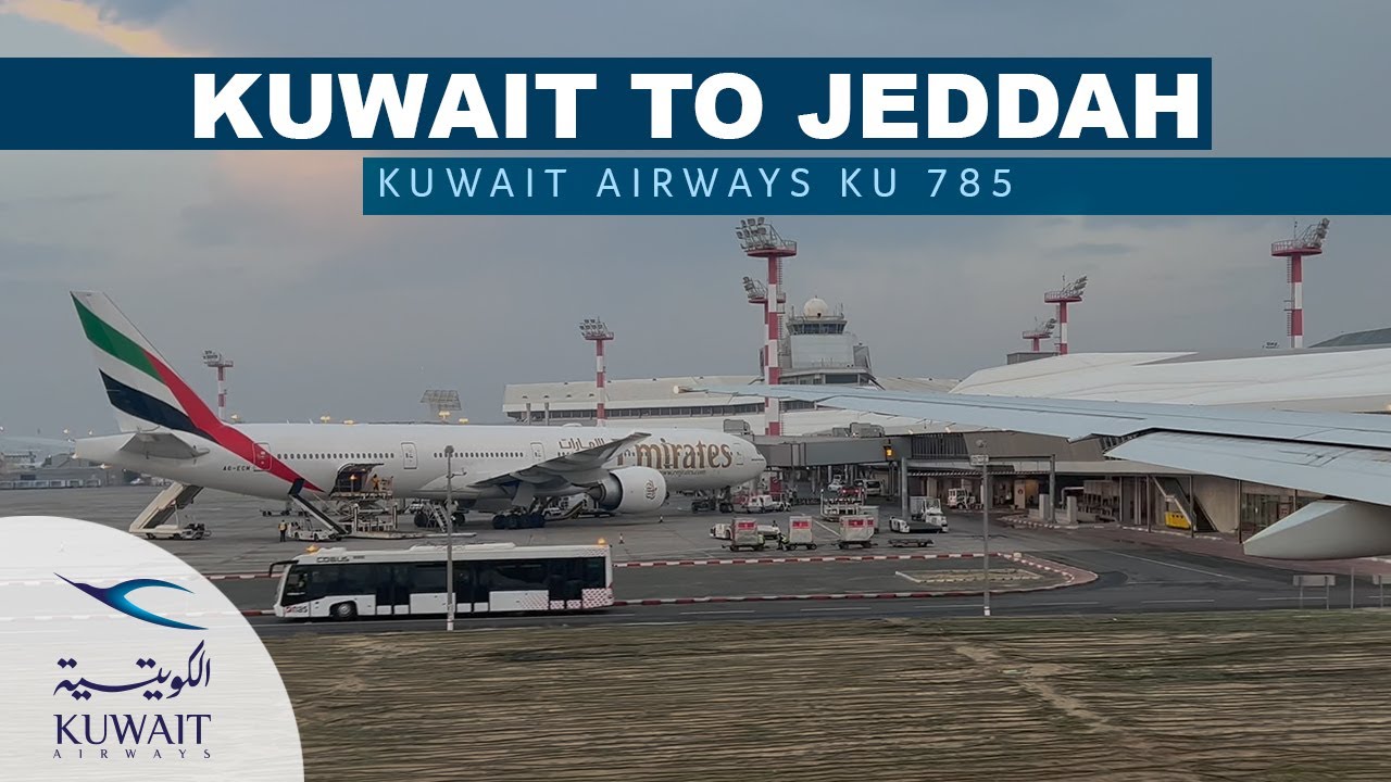 Kuwait to Jeddah Flight KU 785 | Economy Class Kuwait Airways Boeing 777