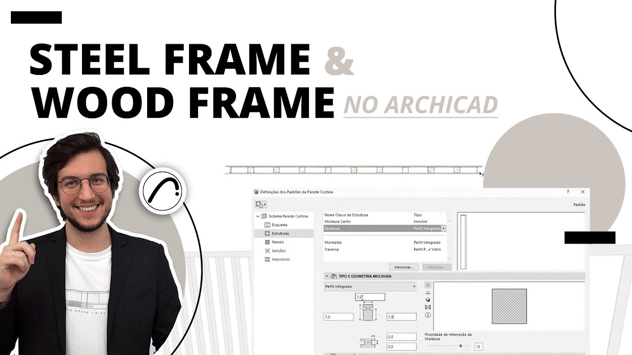 Como representar Steel Frame e Wood Frame no Archicad | Hub Prática Criativa