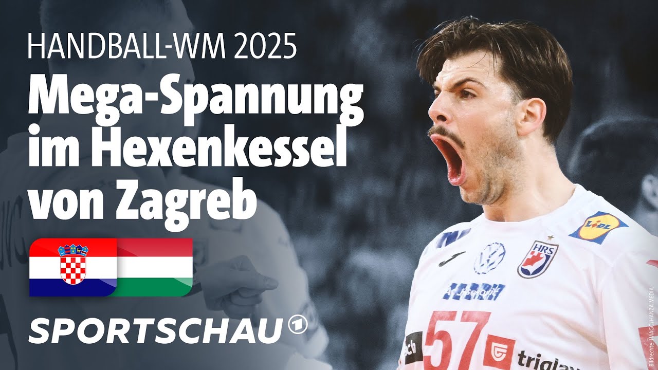 Kroatien - Ungarn Highlights | Handball-WM 2025 | Sportschau