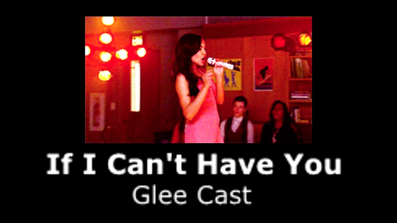 Glee Cast- If I Can't Have You (slowed + reverb)