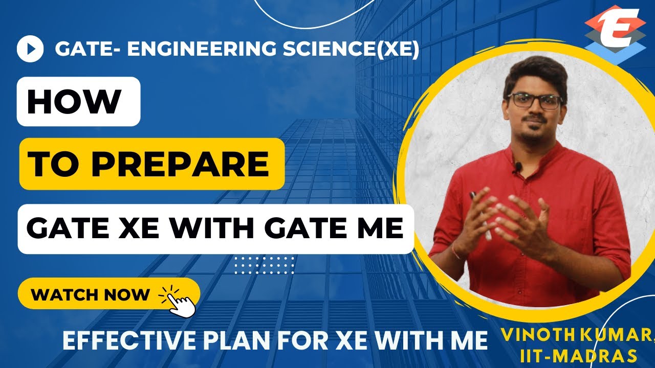 Как подготовиться к GATE XE и GATE ME одновременно | GATE Engineering Science | EEA