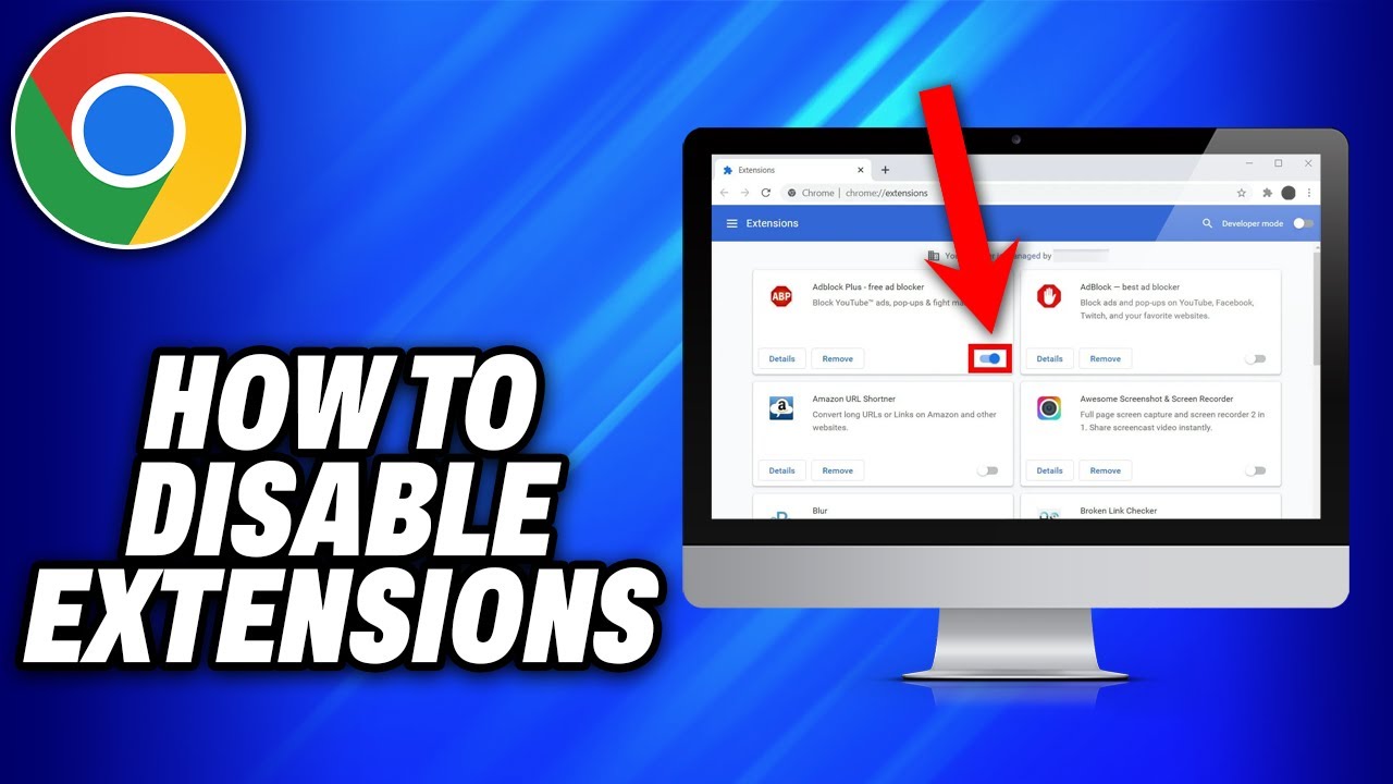 How To Disable Extensions in Google Chrome -Easy Fix