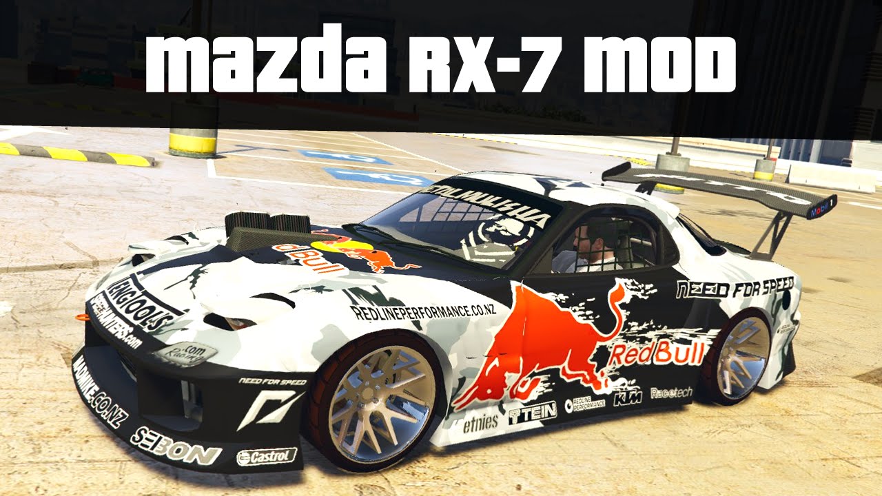 MAZDA RX-7 CUSTOM VEHICLE MOD (Fully Functional!) | GTA 5 PC Mods