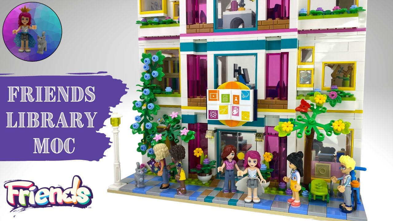 Создайте свою собственную библиотеку LEGO Friends! Добавляю на главную улицу