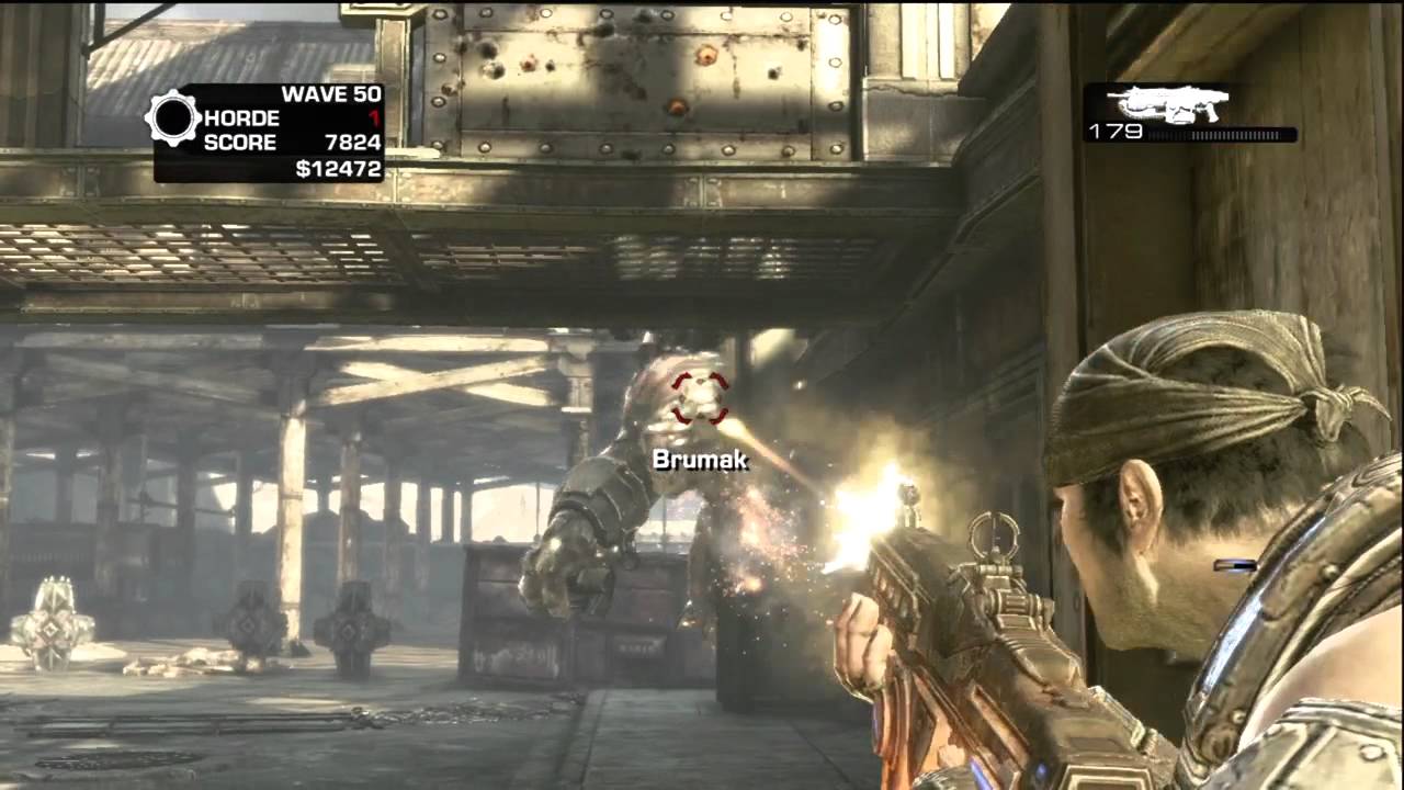 Gears of War 3- Insane Horde 2.0 -DryDock - Wave 50