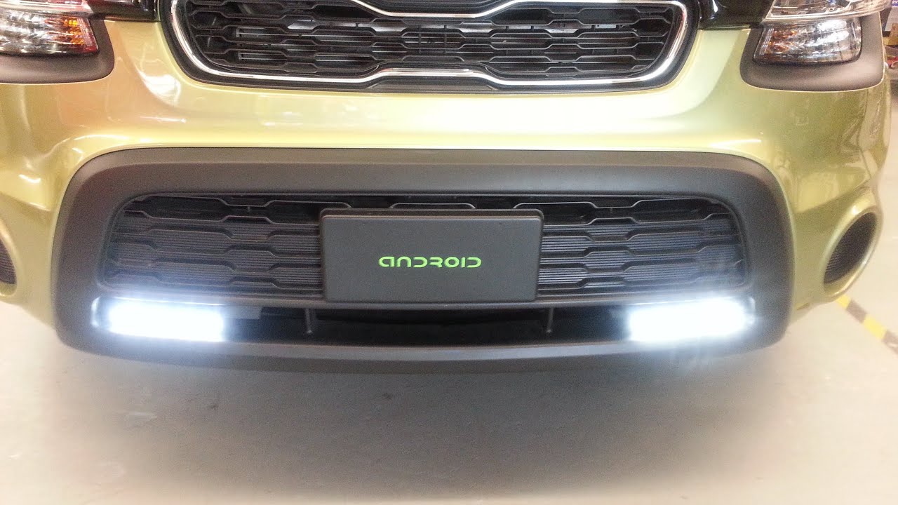 Philips Daylight 8 - 2012 Kia Soul - Philips LED Daylight 8 Daytime Running Lights ( DRL ) DIY