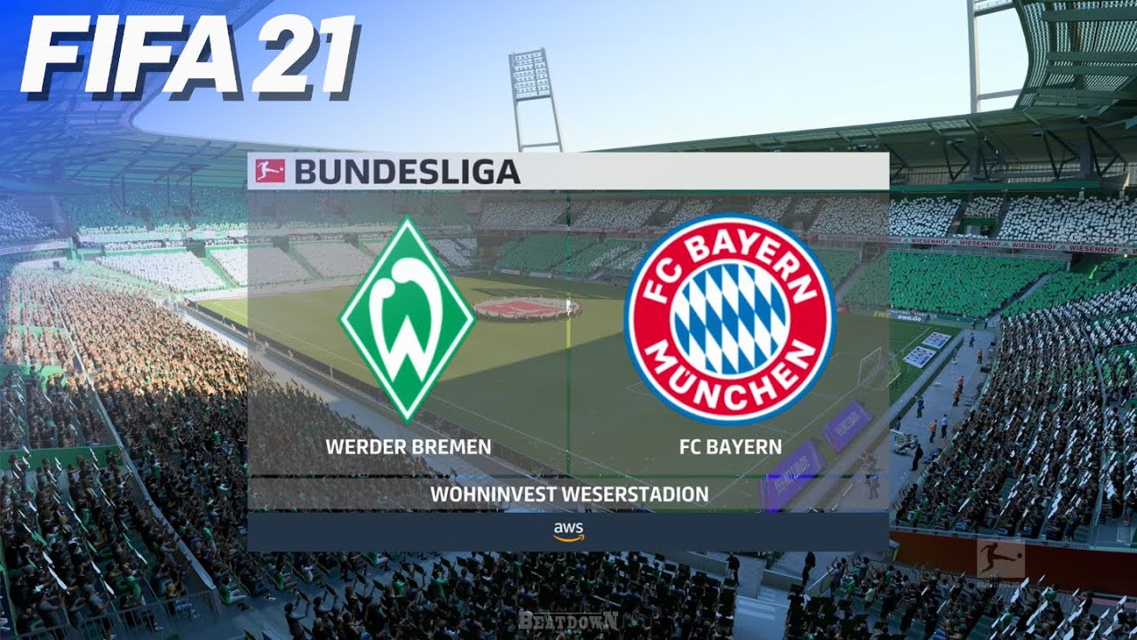 FIFA 21 - Werder Bremen vs. FC Bayern M&uuml;nchen | Bundesliga | PS5
