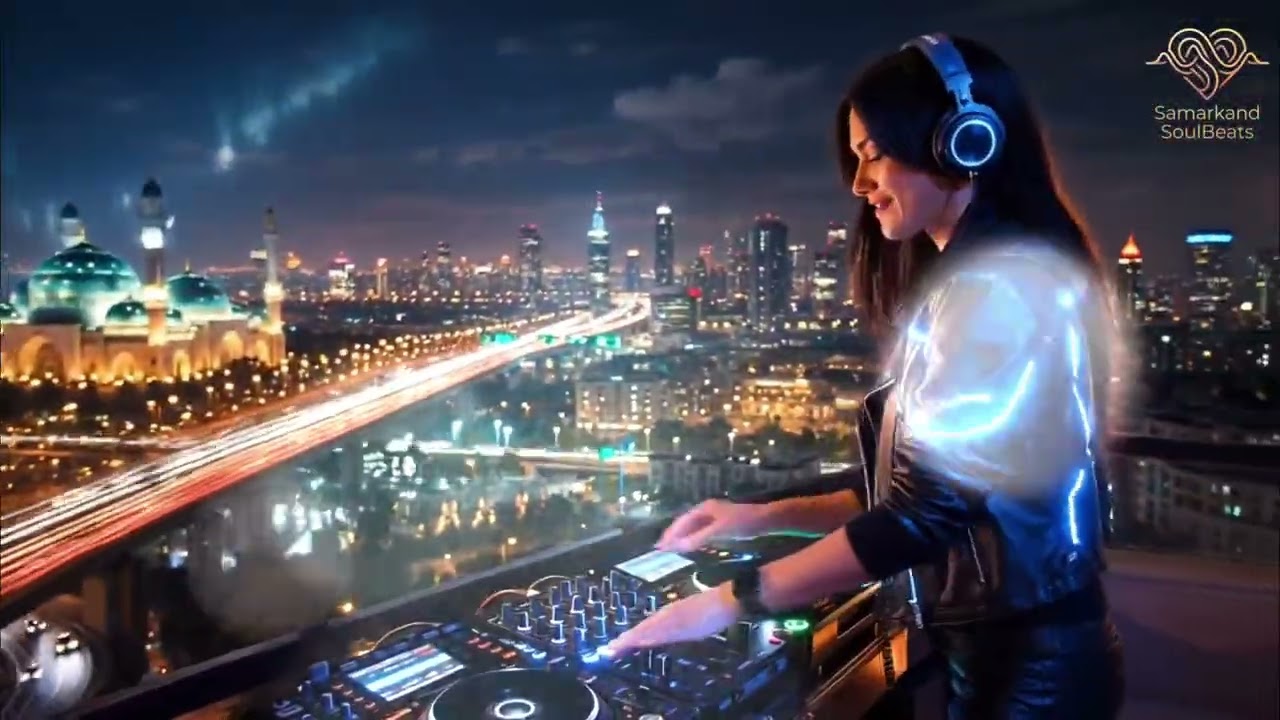 Female DJ Live | Rooftop Skyline House Mix | Samarkand Tun Yo&lsquo;llari