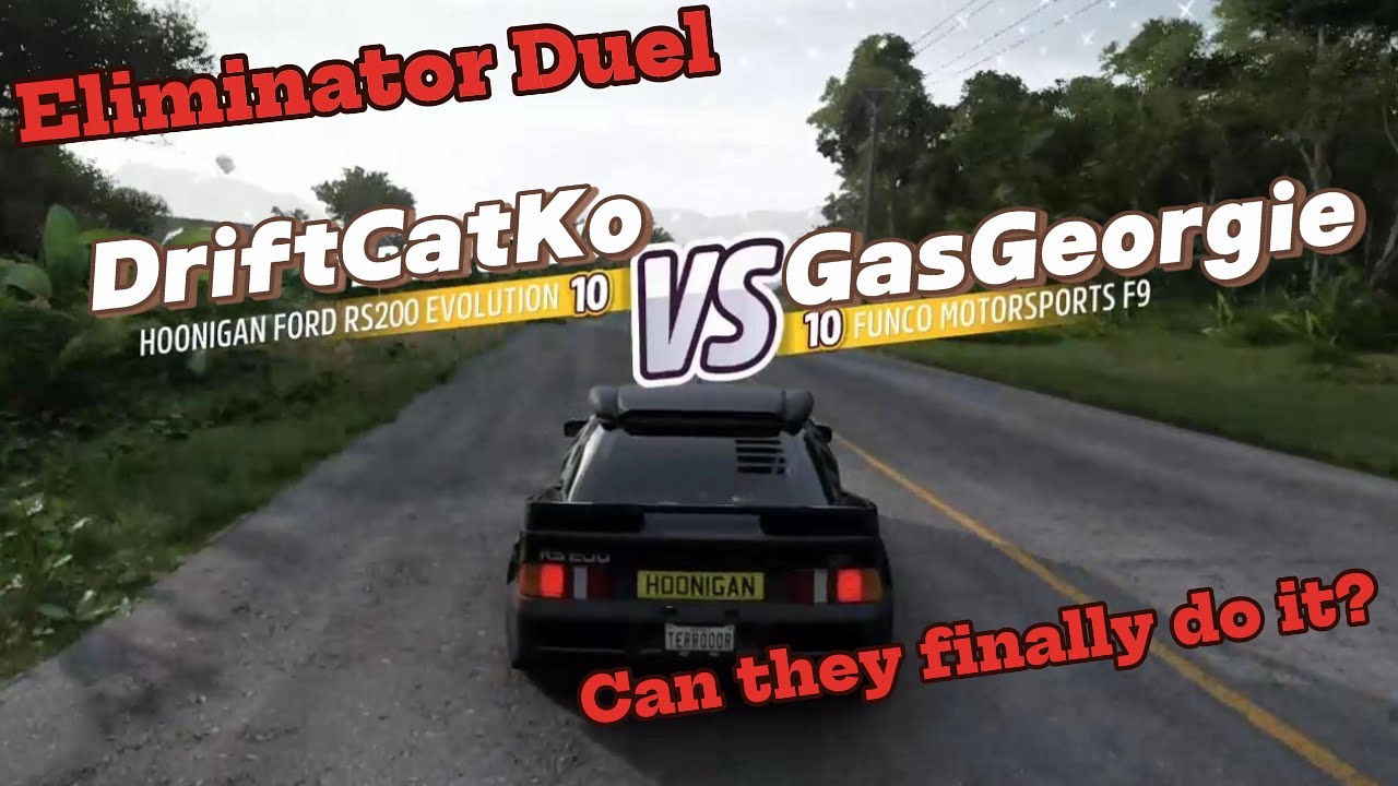 DriftCatKo vs GasGeorgie (New) #fh5 #forzahorizon5 #eliminator
