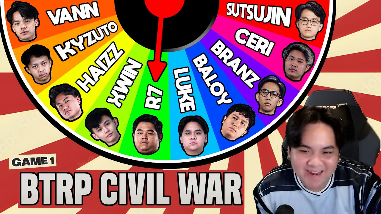 BTRP CIVIL WAR GAME 1 | 5 VS 5 TIM SIAPA LAWAN SIAPA?